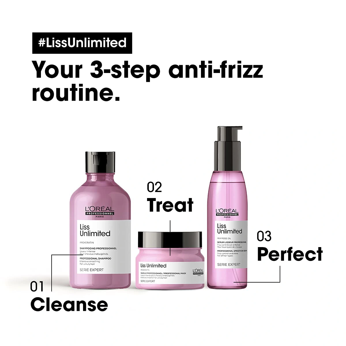 L'oreal Serie Expert Liss Unlimited Serum 125ml képe 3